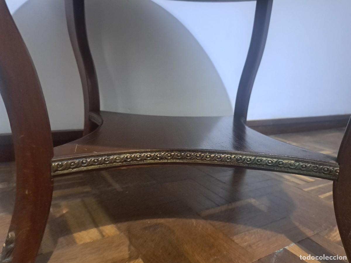 Antig&uuml;edades: MESA IMPERIO - MADERA, M&Aacute;RMOL Y BRONCE - Foto 9