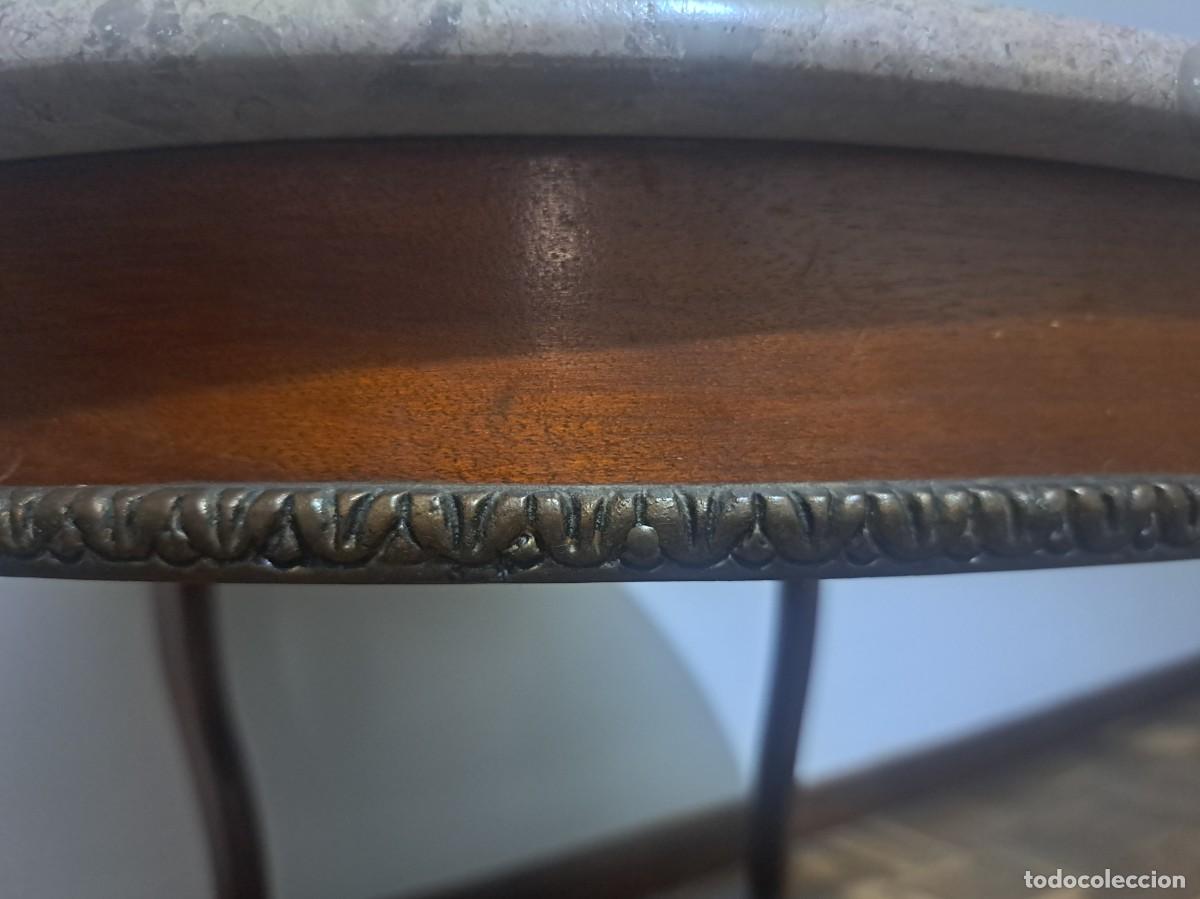 Antig&uuml;edades: MESA IMPERIO - MADERA, M&Aacute;RMOL Y BRONCE - Foto 11
