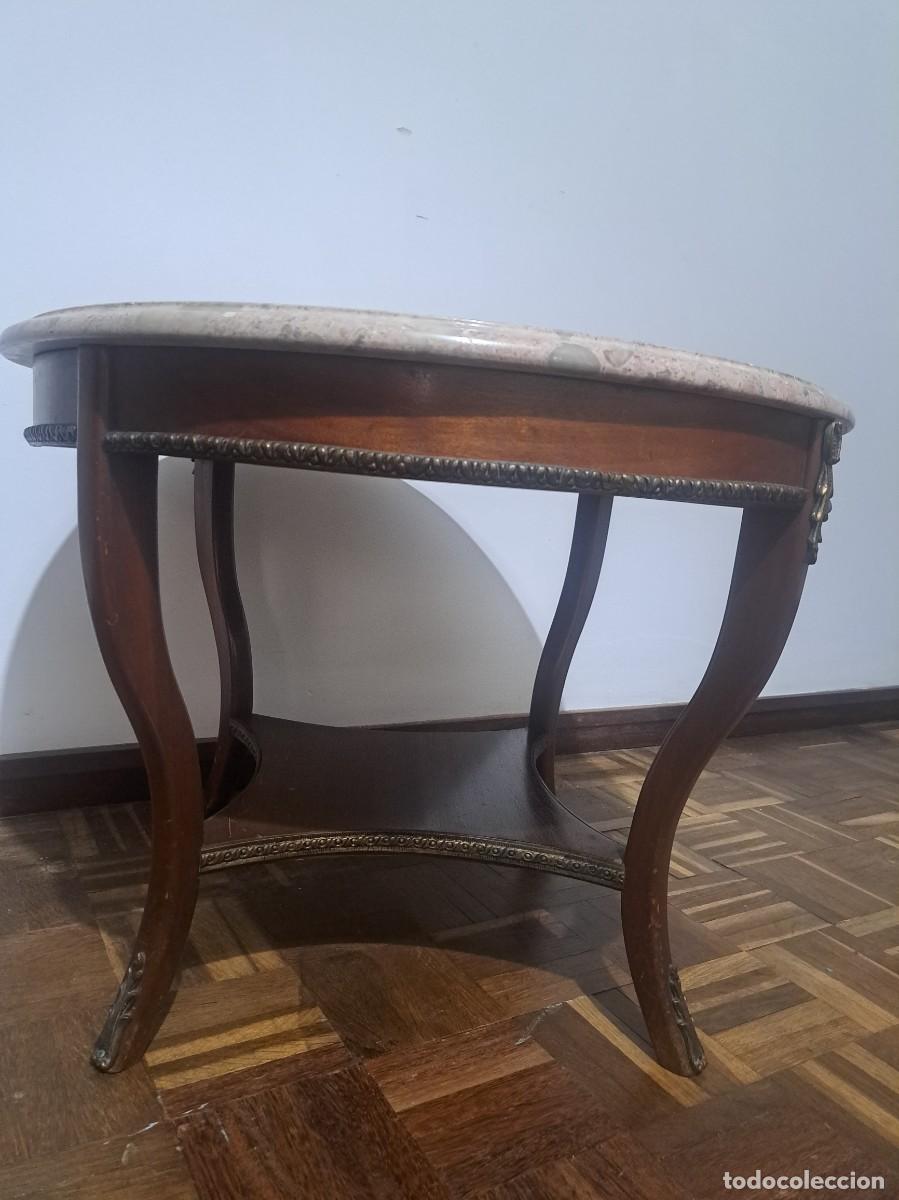 Antig&uuml;edades: MESA IMPERIO - MADERA, M&Aacute;RMOL Y BRONCE - Foto 12