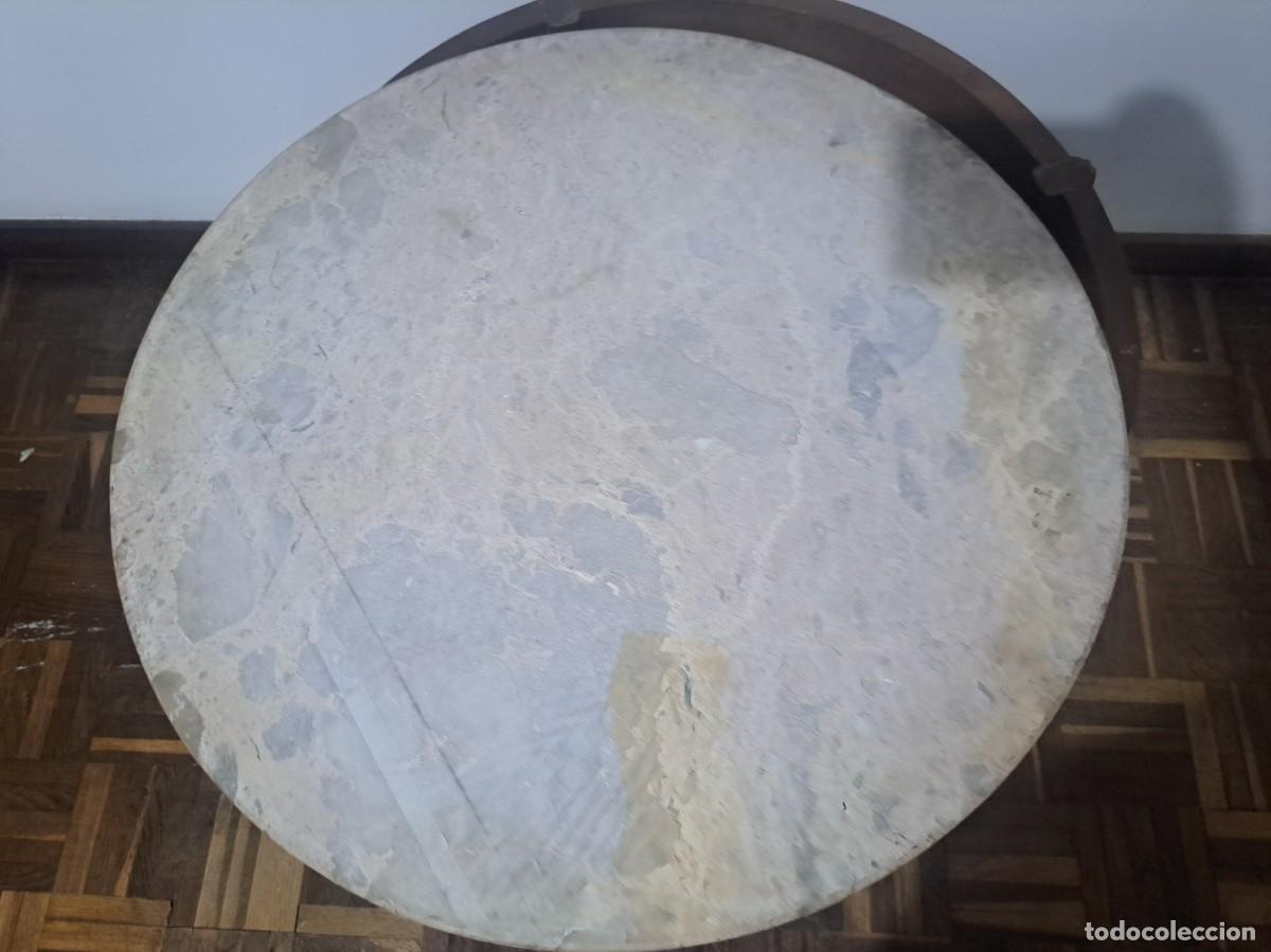 Antig&uuml;edades: MESA IMPERIO - MADERA, M&Aacute;RMOL Y BRONCE - Foto 13