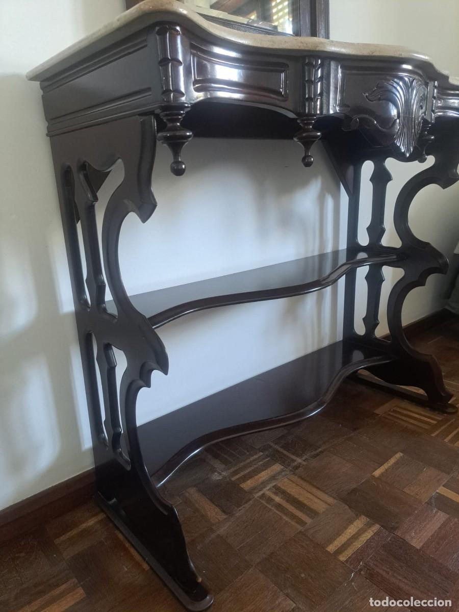 Antig&uuml;edades: Consola rom&aacute;ntica con espejo - Foto 3