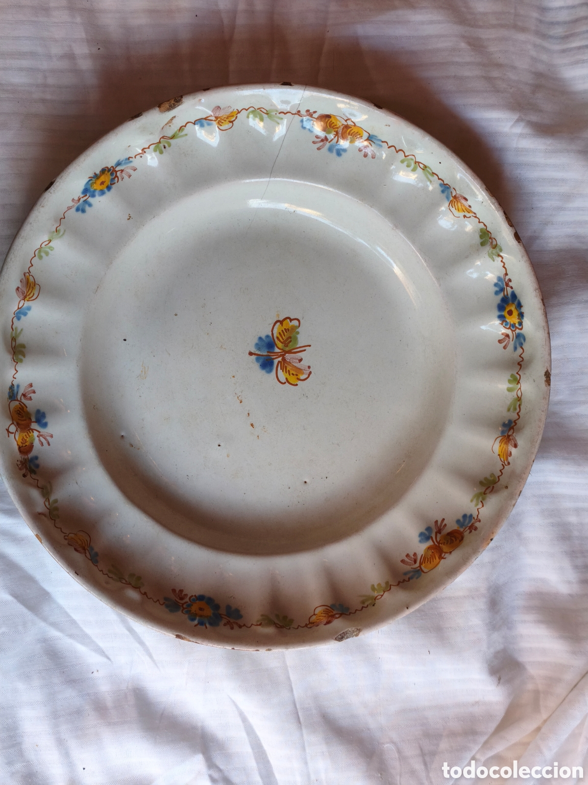 Antig&uuml;edades: Plato del siglo xviii - Foto 2