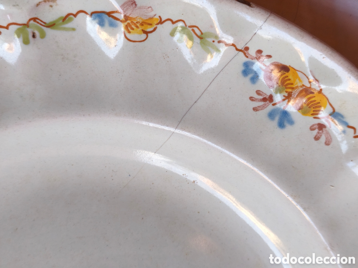 Antig&uuml;edades: Plato del siglo xviii - Foto 5
