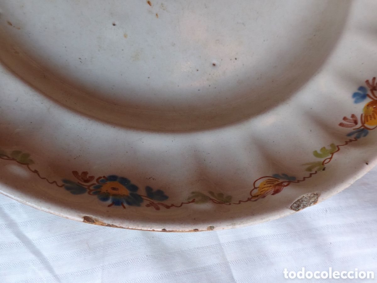 Antig&uuml;edades: Plato del siglo xviii - Foto 6