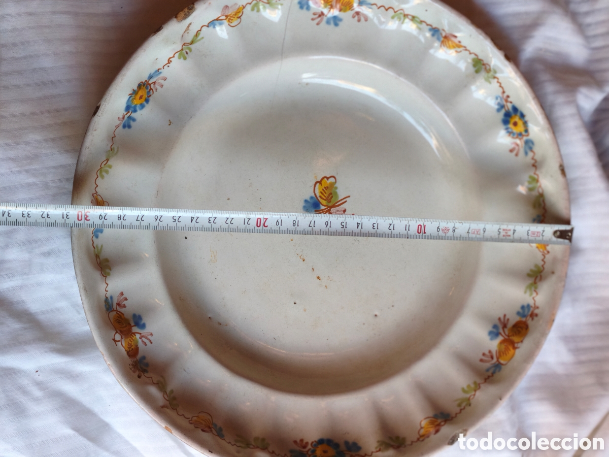 Antig&uuml;edades: Plato del siglo xviii - Foto 7