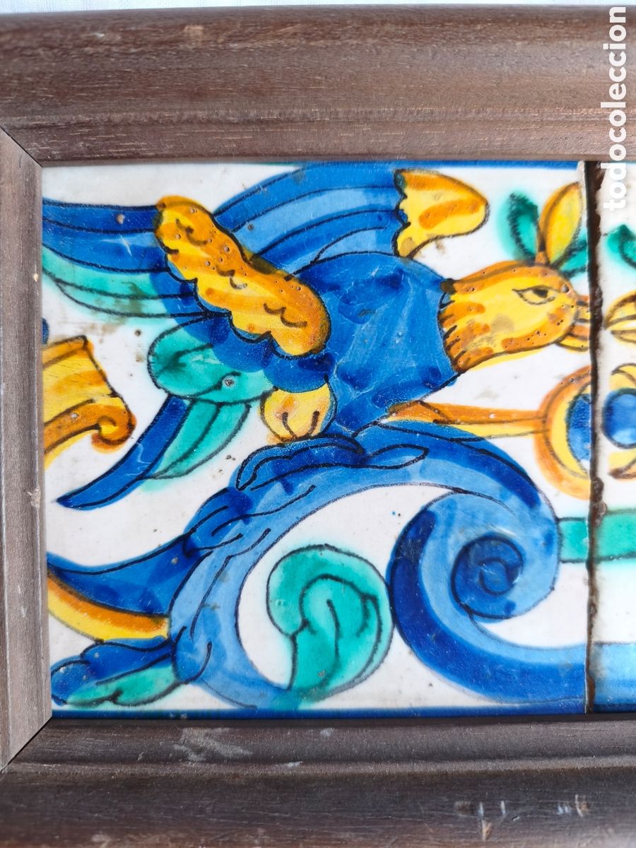 Antig&uuml;edades: Azulejo barroco valenciano - Foto 2