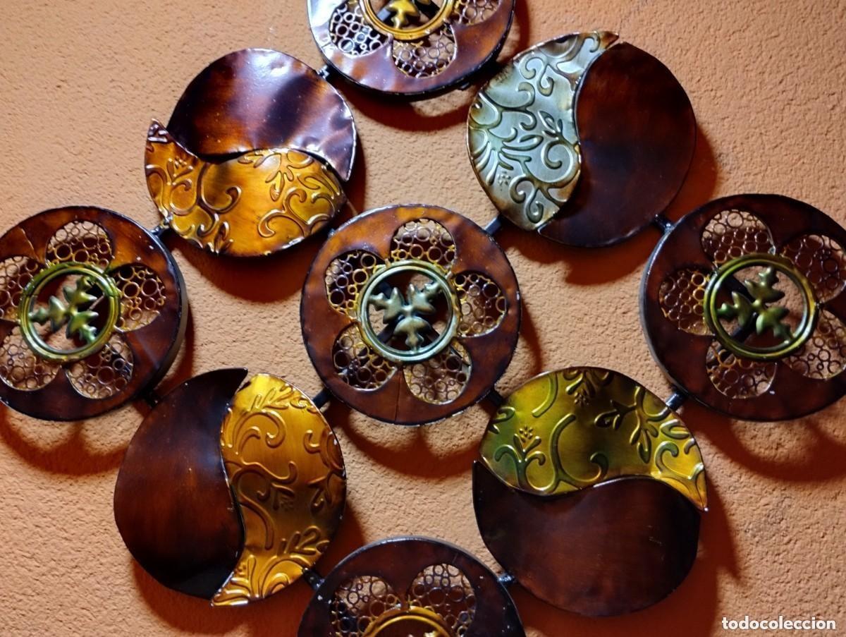 Antig&uuml;edades: PRECIOSA DECORACION DE METAL - Foto 6
