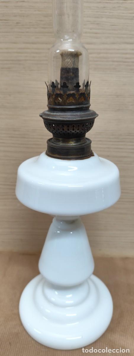 Antig&uuml;edades: Antiguo quinque de opalina, siglo XIX - Foto 10