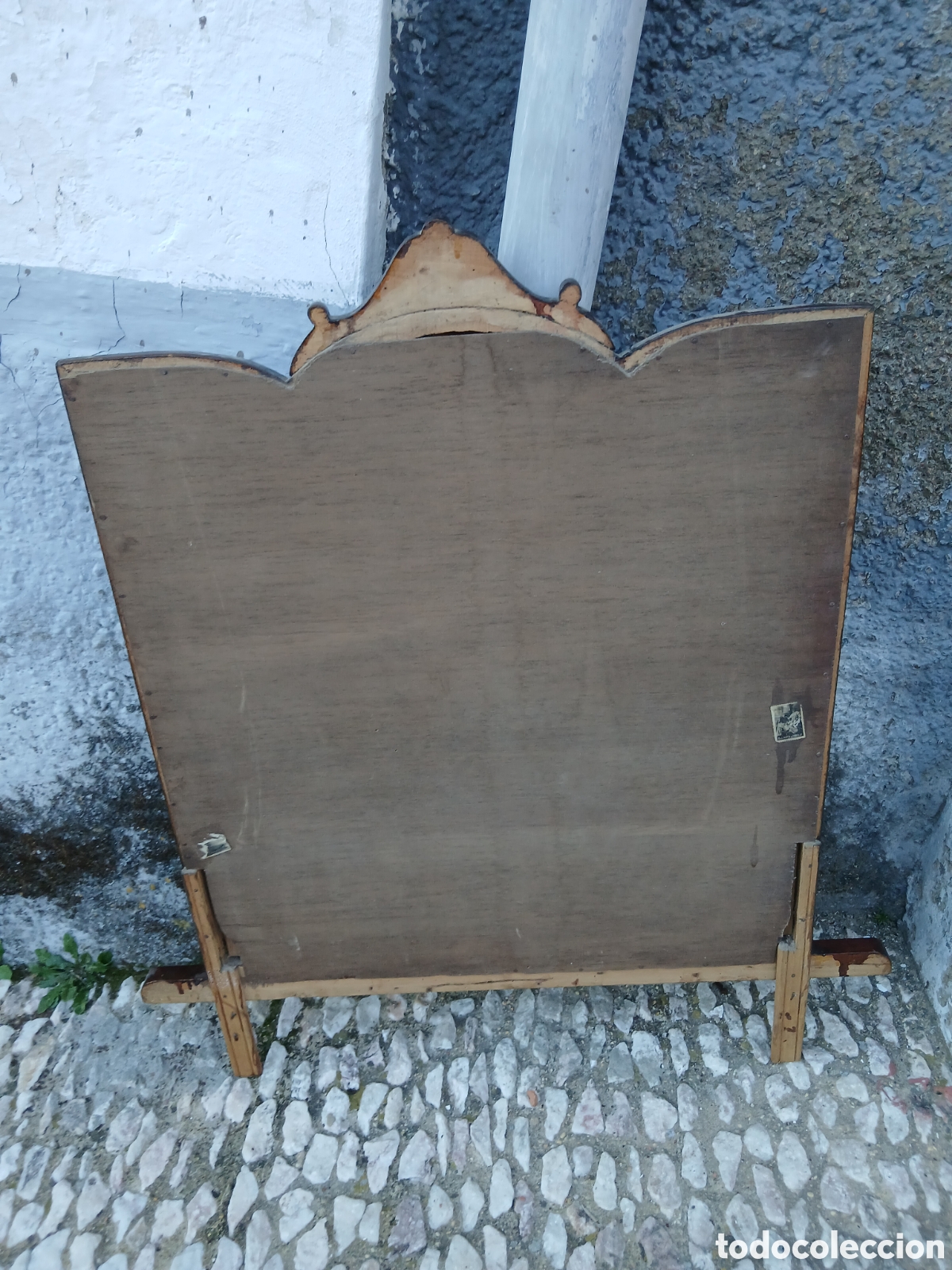 Antig&uuml;edades: Espejo antiguo de madera - Foto 2
