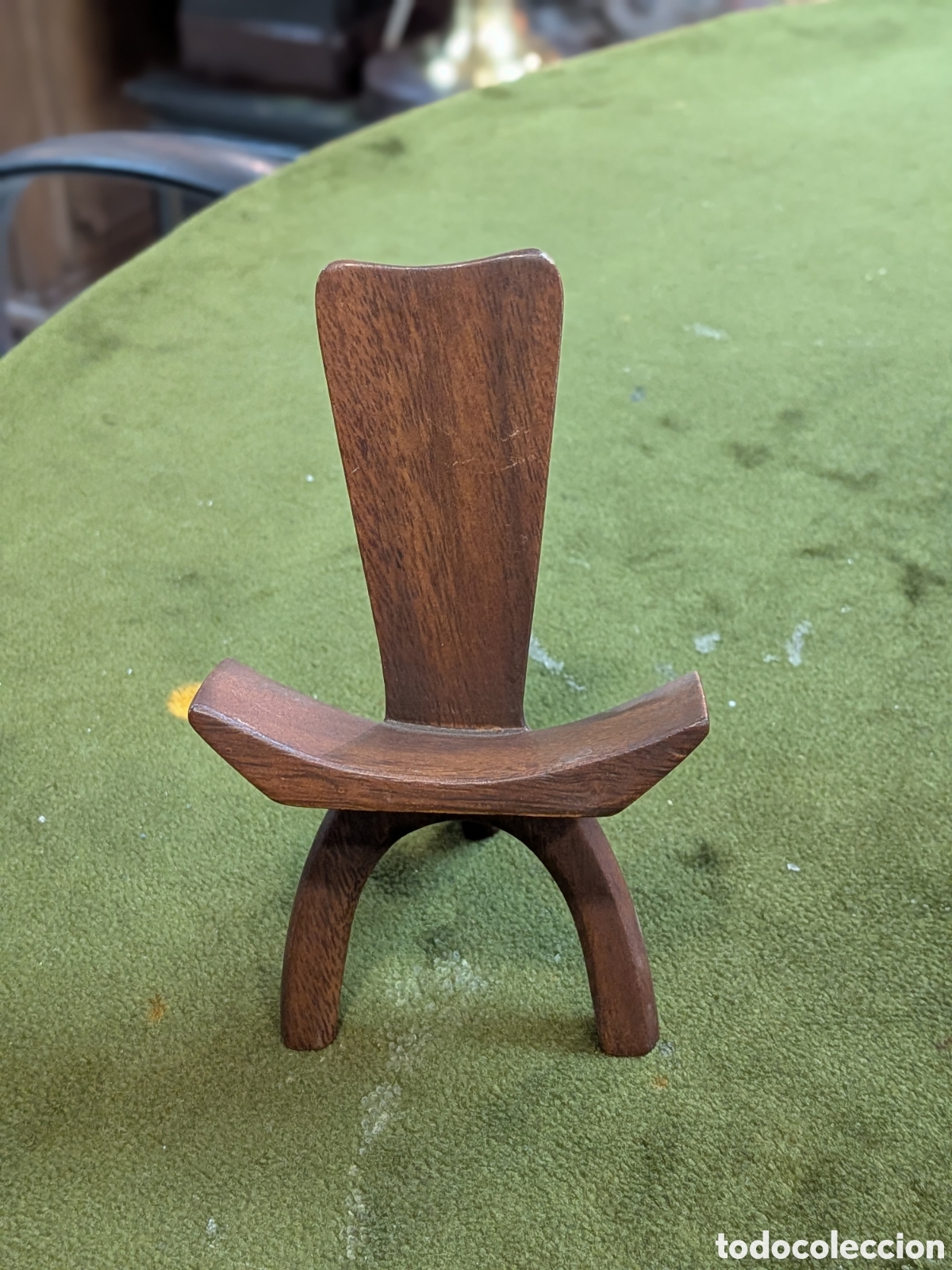 Antig&uuml;edades: Mandolina, talla en madera, miniatura. REF-415/3 - Foto 4