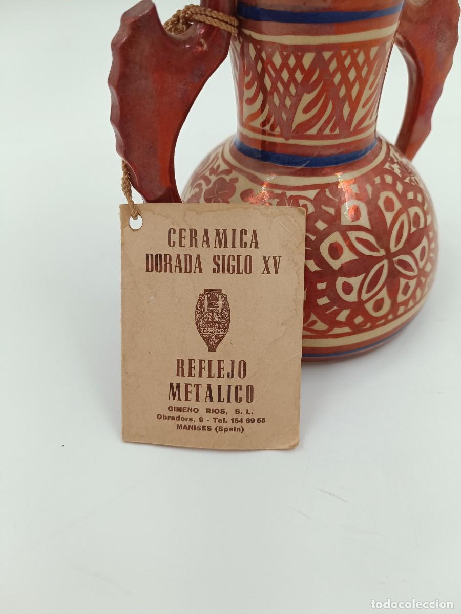 Antig&uuml;edades: JARRON ANFORA DE MANISES - Foto 4