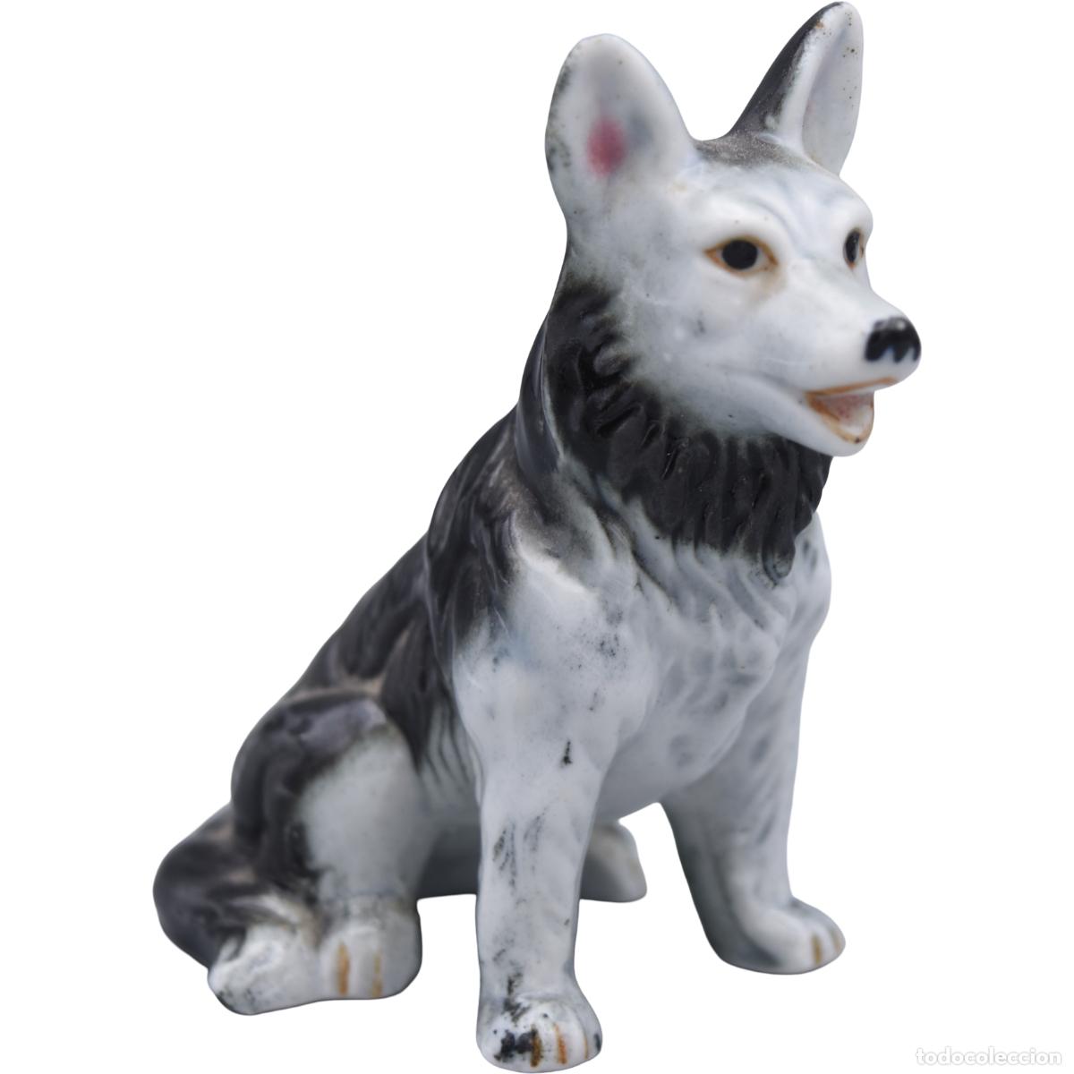 Antig&uuml;edades: Perro de porcelana - Figura - Foto 1