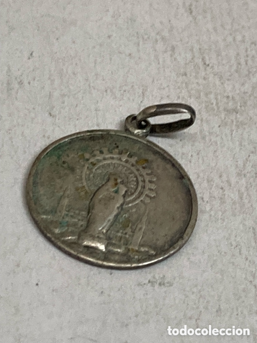 Antig&uuml;edades: Medalla de plata religiosa C503 - Foto 1