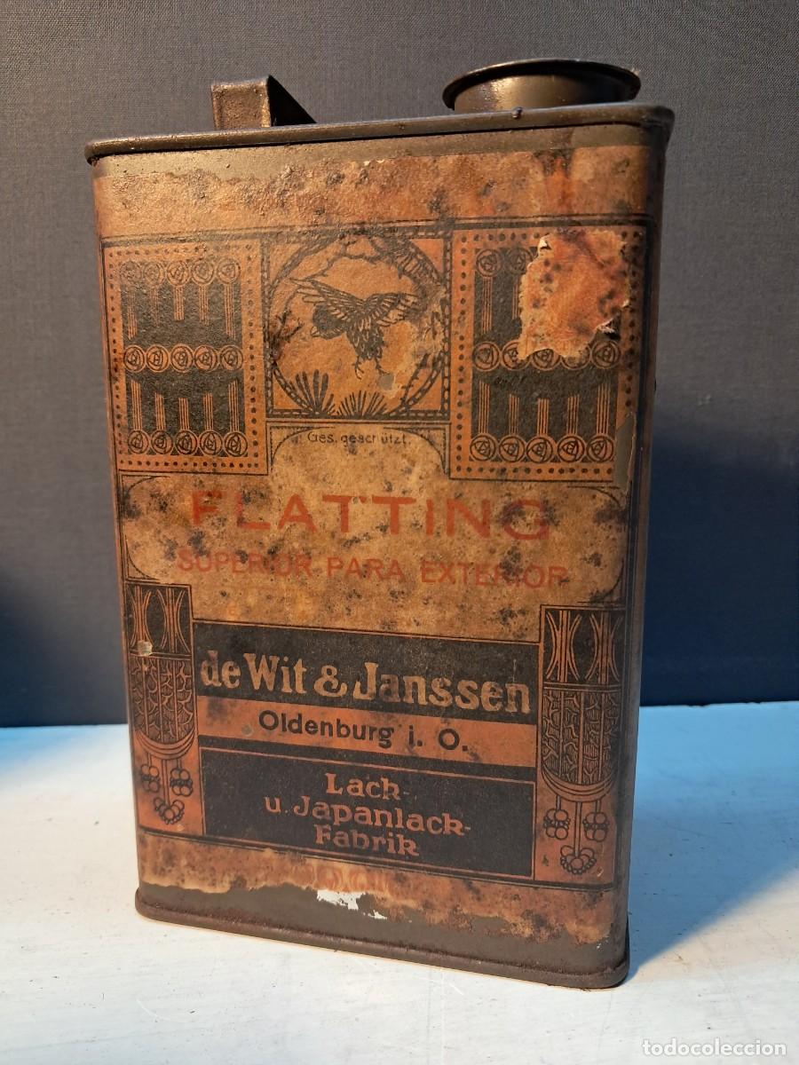 Antiquit&eacute;s: LATA ANTIGUA DE LACA WIT & JANSSEN