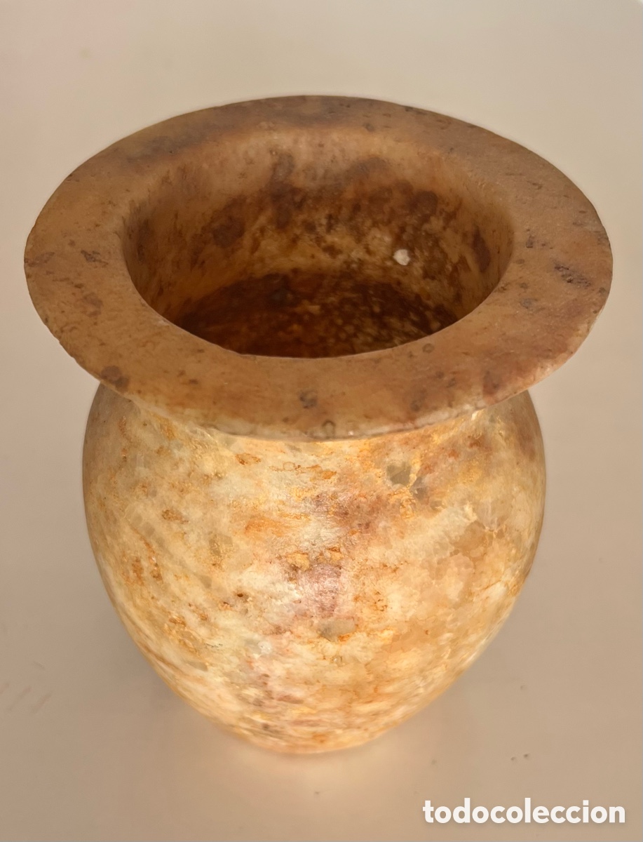 Antig&uuml;edades: Ritualgef&auml;&szlig; aus Alabaster - Foto 1