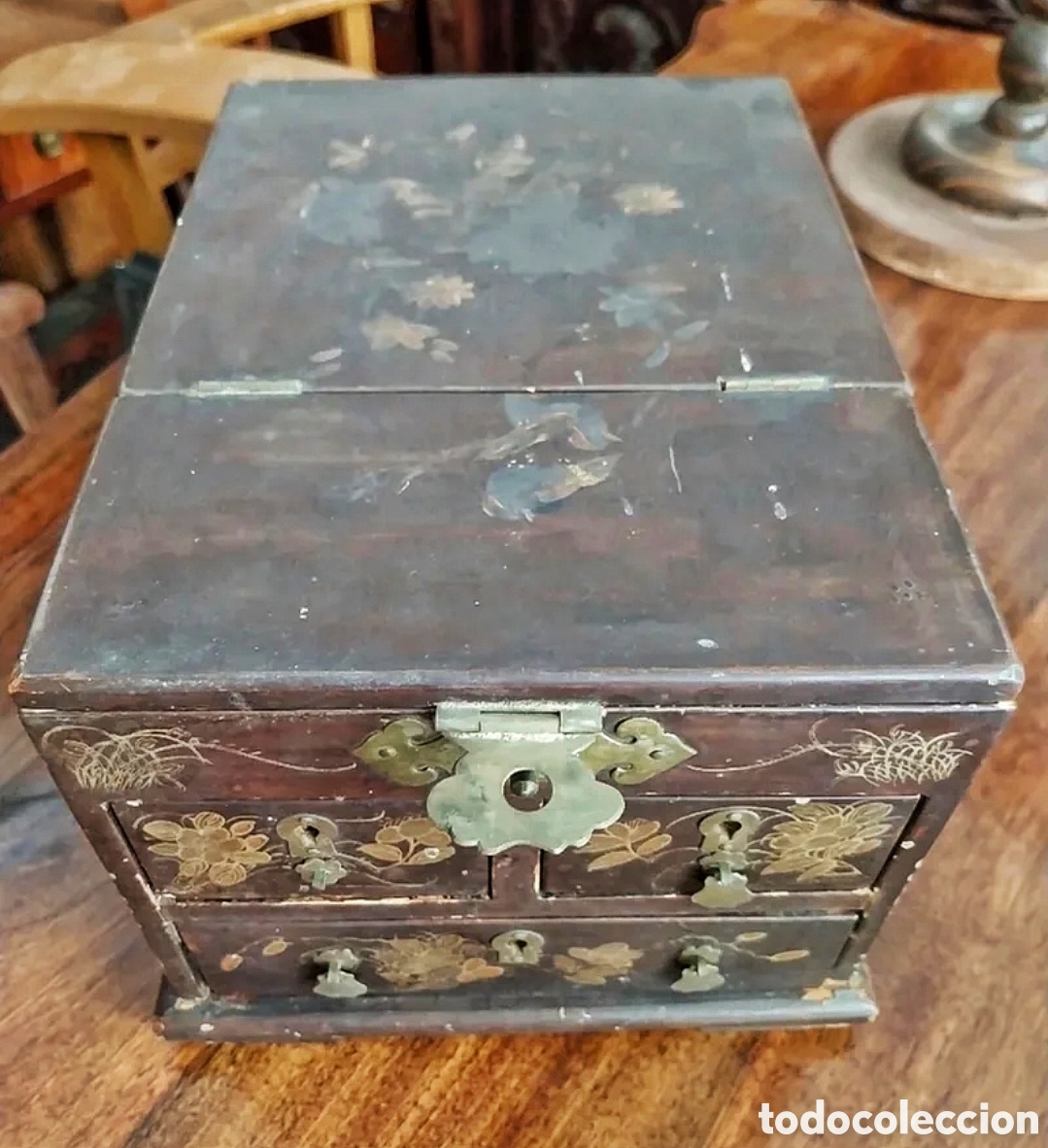 Antig&uuml;edades: Caja joyero-tocador chino. - Foto 2