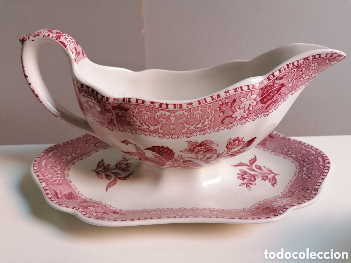 Antig&uuml;edades: JUEGO DE VAJILLA SPODE INGLAND - Foto 7