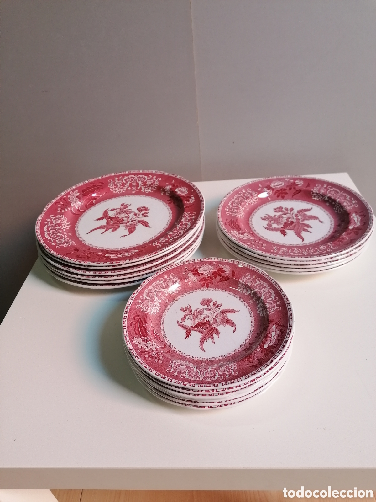 Antig&uuml;edades: JUEGO DE VAJILLA SPODE INGLAND - Foto 8
