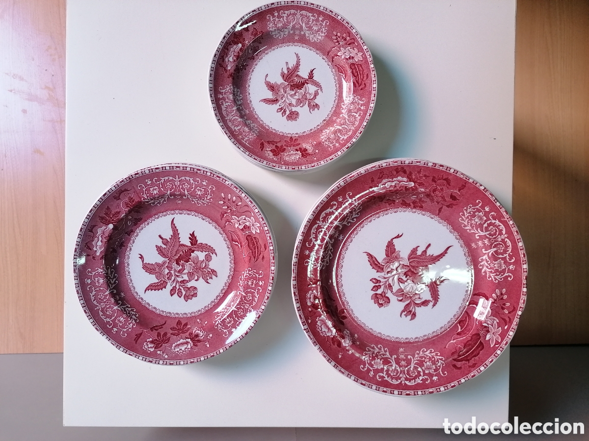 Antig&uuml;edades: JUEGO DE VAJILLA SPODE INGLAND - Foto 9