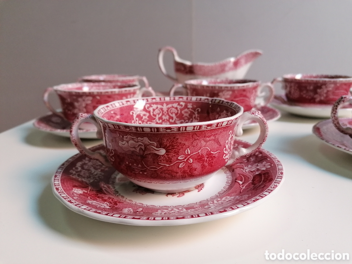 Antig&uuml;edades: JUEGO DE VAJILLA SPODE INGLAND - Foto 11