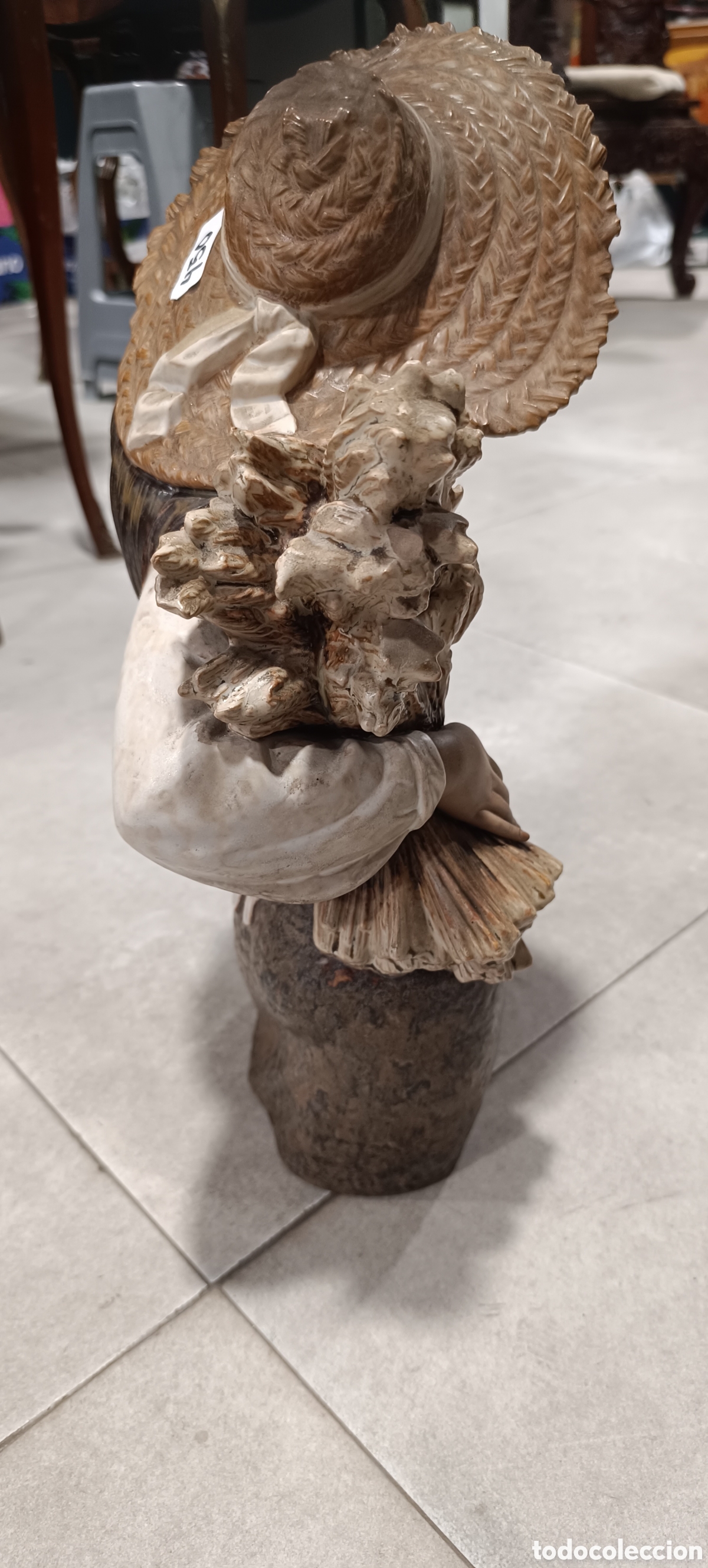 Antig&uuml;edades: Figura de lladr&oacute; de mujer campesina - Foto 3