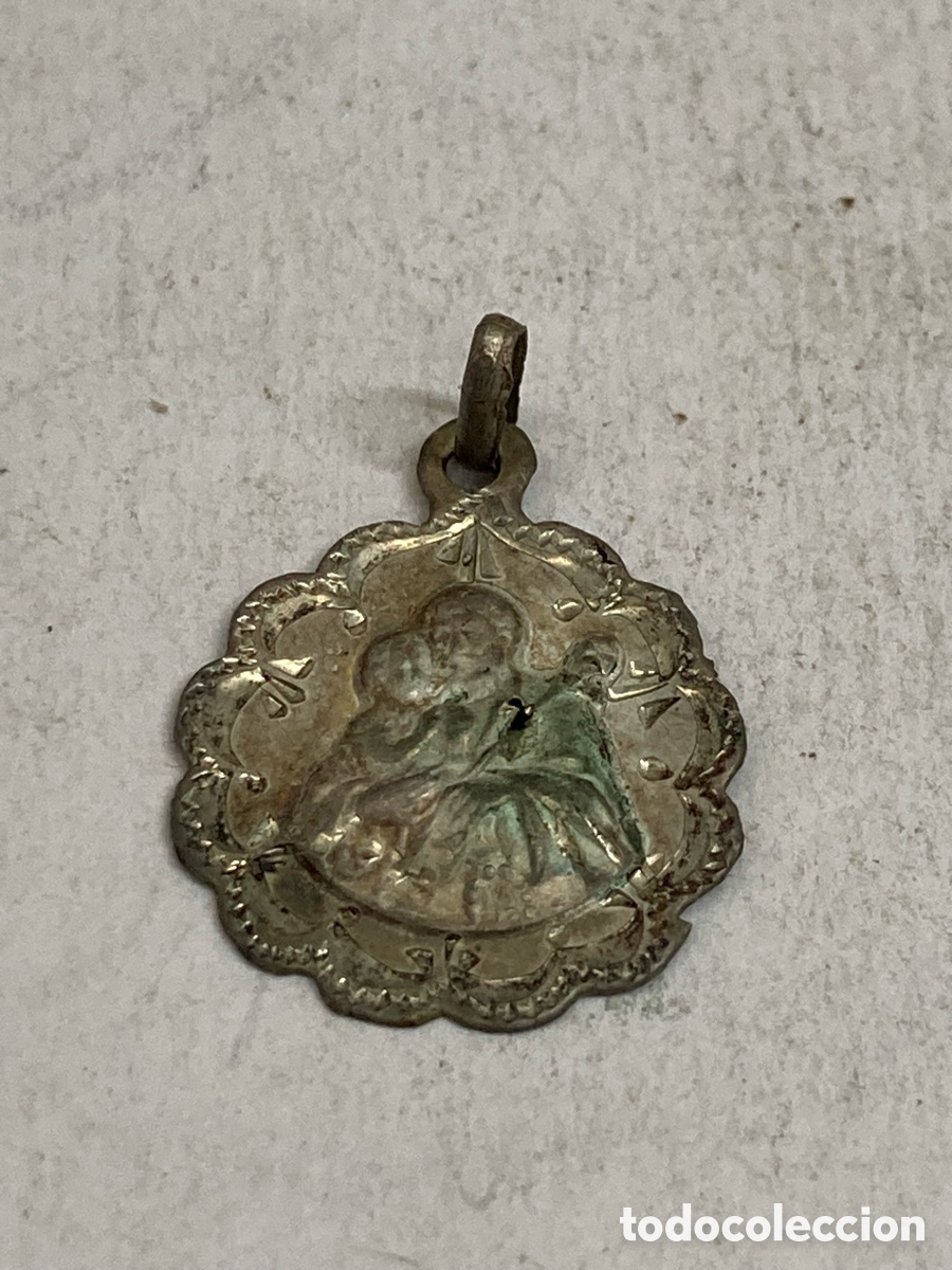 Antig&uuml;edades: Medalla de plata religiosa C502 - Foto 1