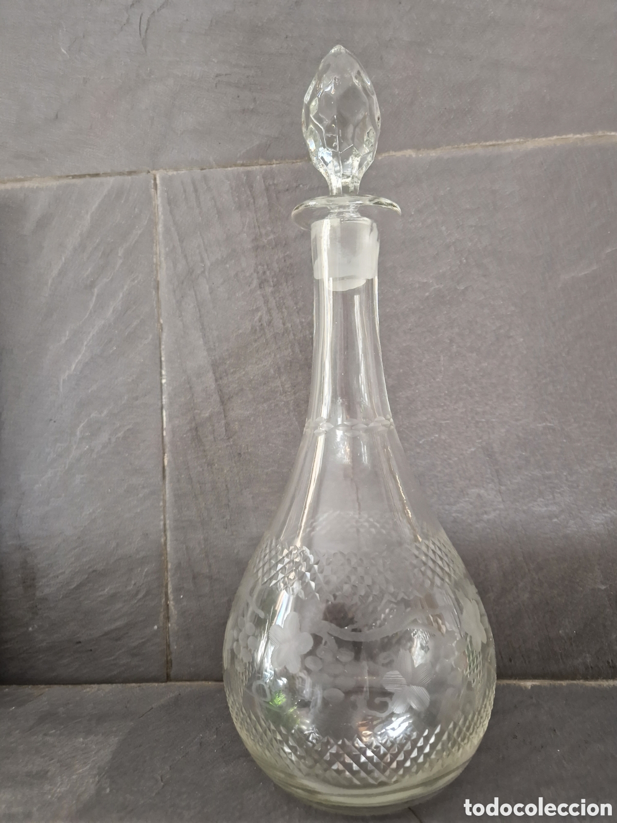 Antig&uuml;edades: Licorera cristal tallado - Foto 8