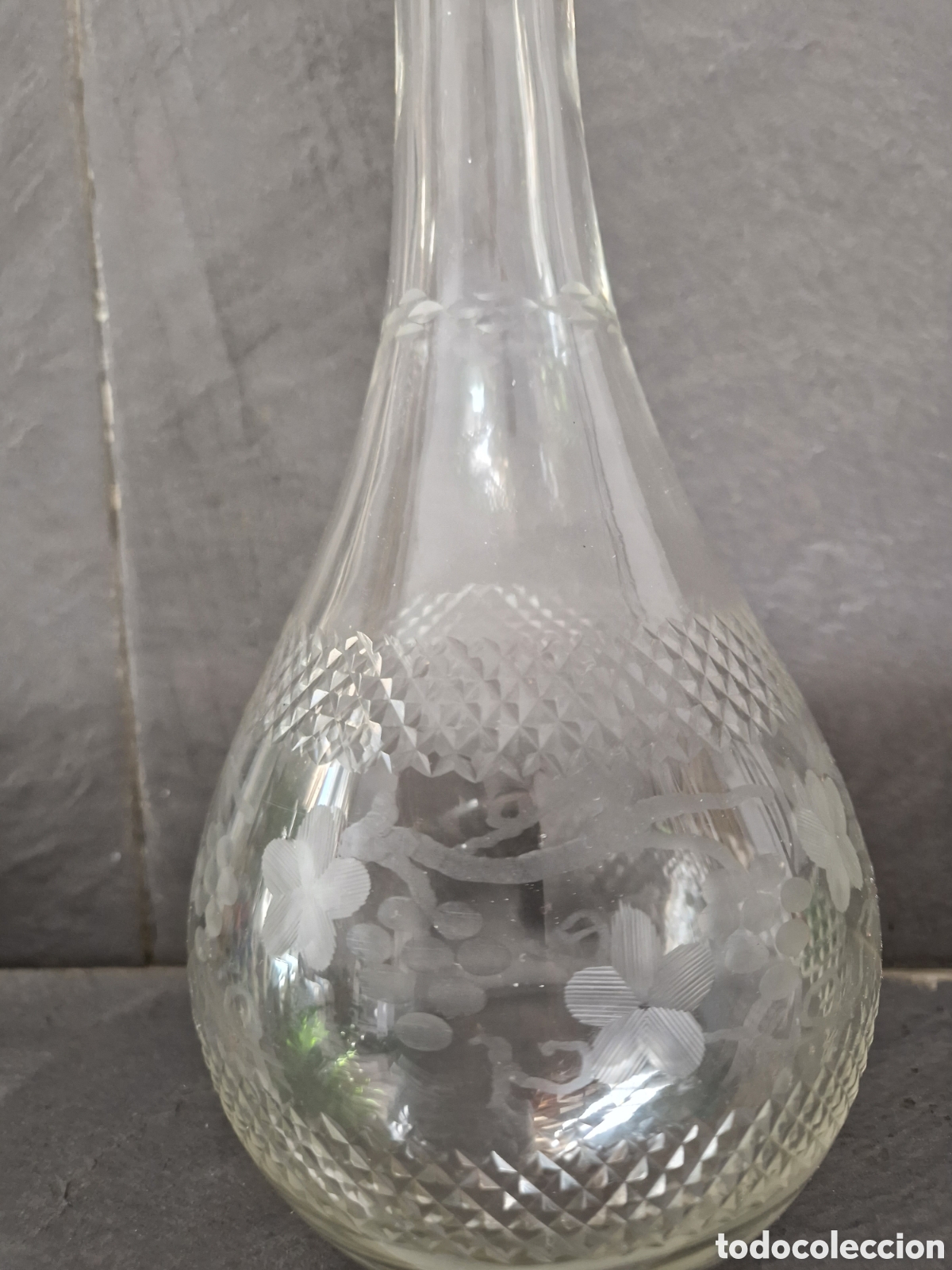 Antig&uuml;edades: Licorera cristal tallado - Foto 9