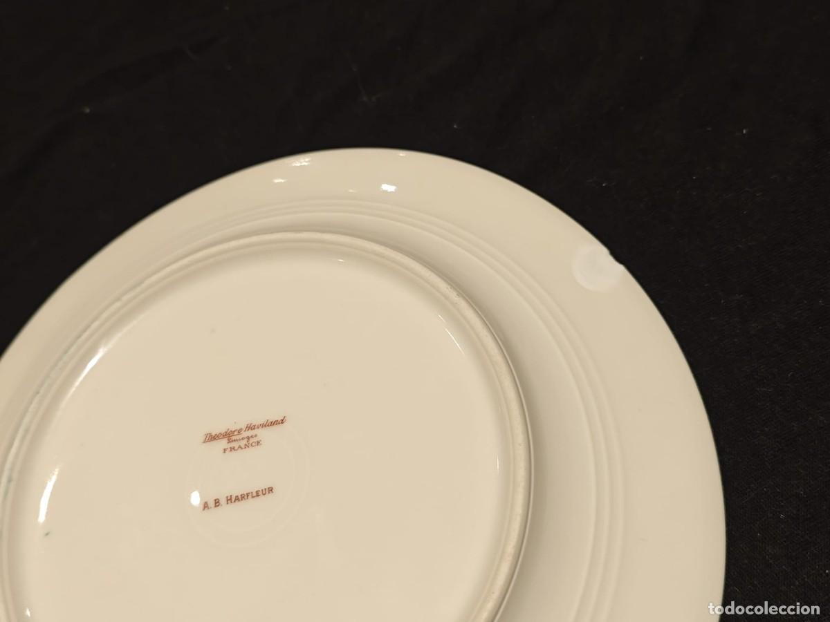 Antig&uuml;edades: 12 platos limoges Theodore Haviland postre / entrante - Foto 6