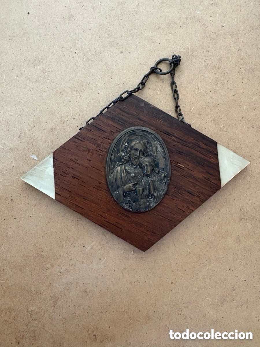 Antig&uuml;edades: Placa religiosa de colgar (A18) - Foto 1
