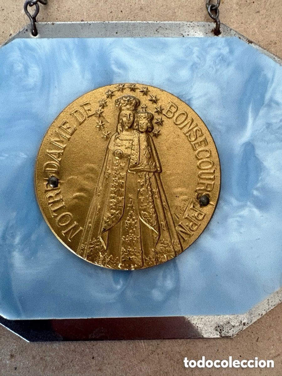 Antig&uuml;edades: Placa religiosa de colgar (A18) - Foto 2