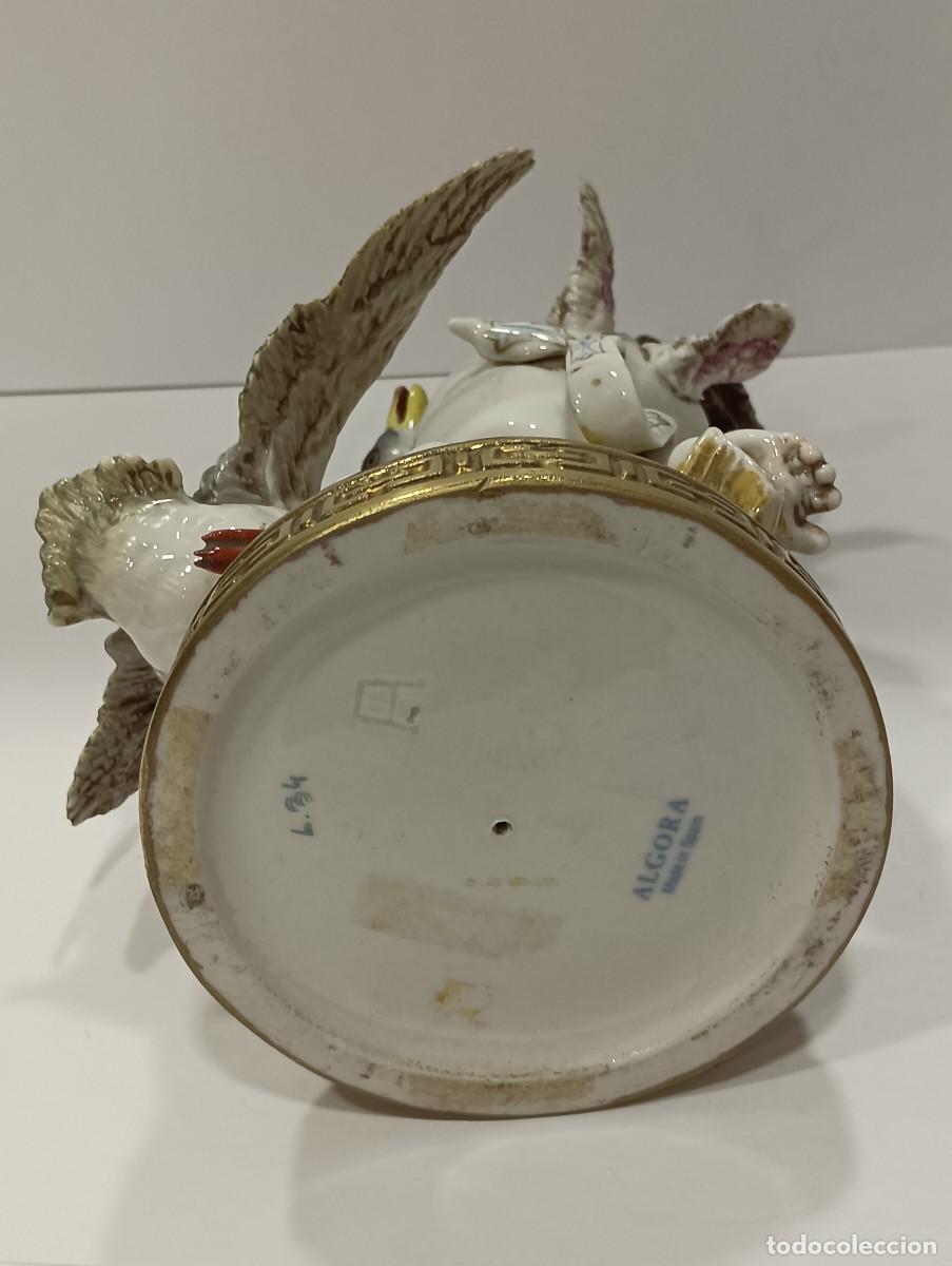 Antig&uuml;edades: ANGELOTE PORCELANA ALGORA CON OCA - Foto 9
