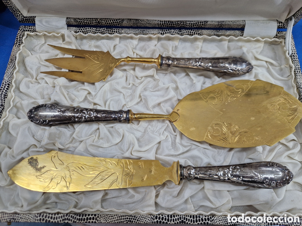 Antig&uuml;edades: Juego de servir postre - Foto 1
