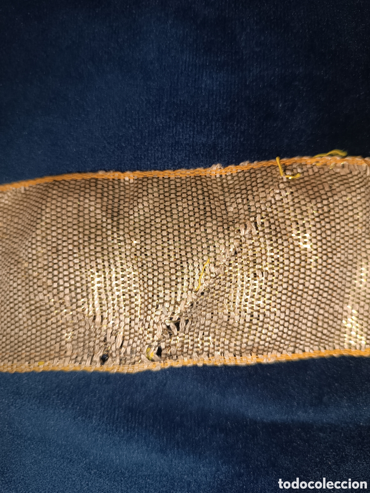 Antig&uuml;edades: TIS&Uacute; DE ORO 240 CM X 6 CM - Foto 5