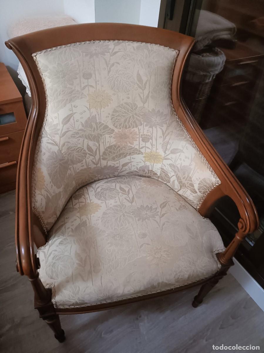 Antig&uuml;edades: 2 Butacones de madera - Foto 5