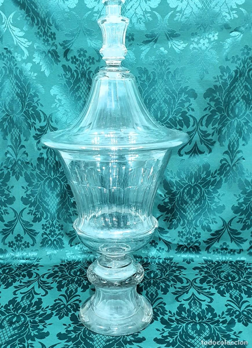 Antig&uuml;edades: Frasco monumental de cristal Baccarat. - Foto 4