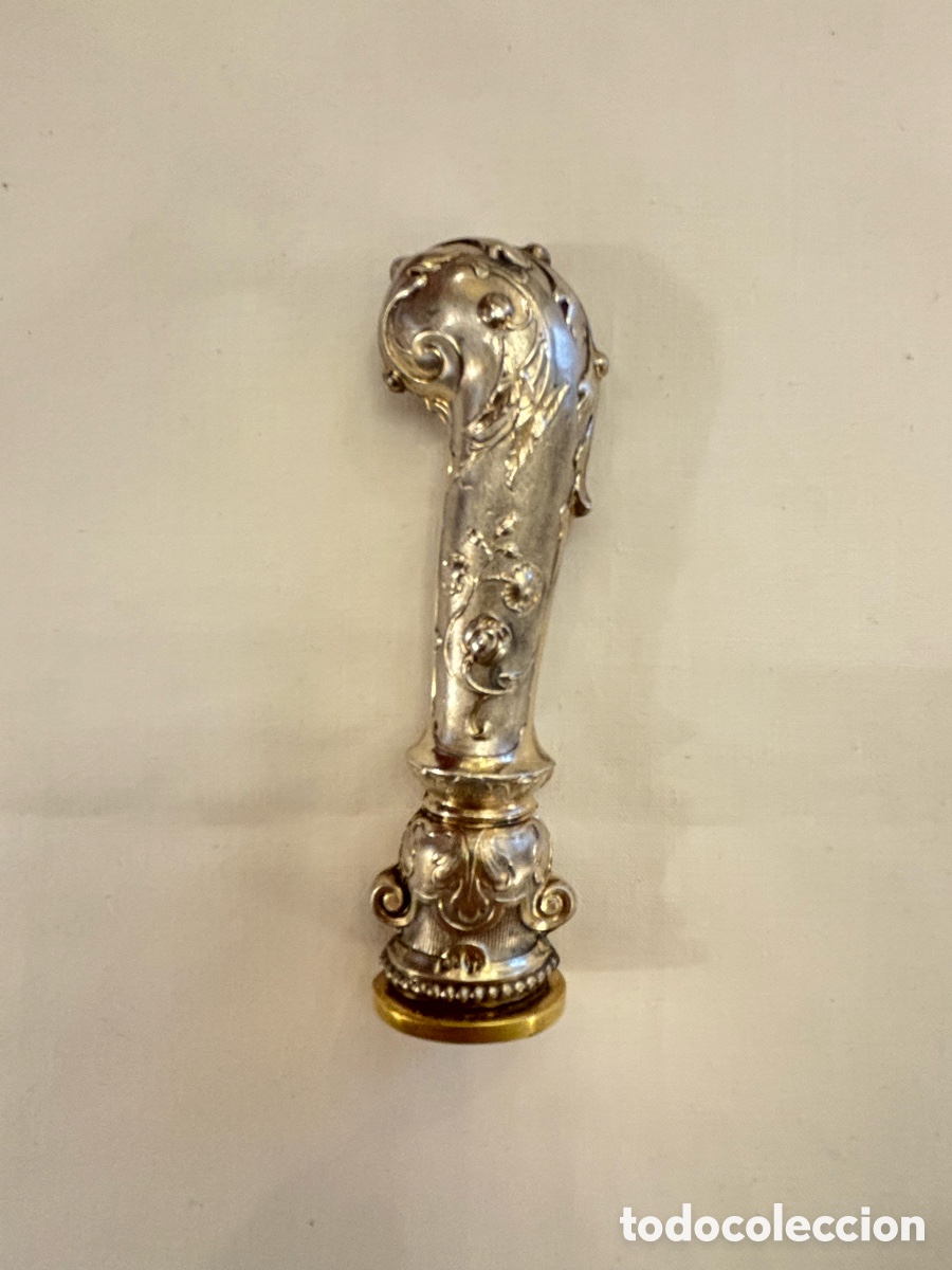 Antig&uuml;edades: Sello de plata del siglo XIX. - Foto 3