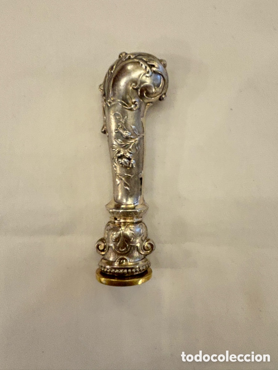 Antig&uuml;edades: Sello de plata del siglo XIX. - Foto 4