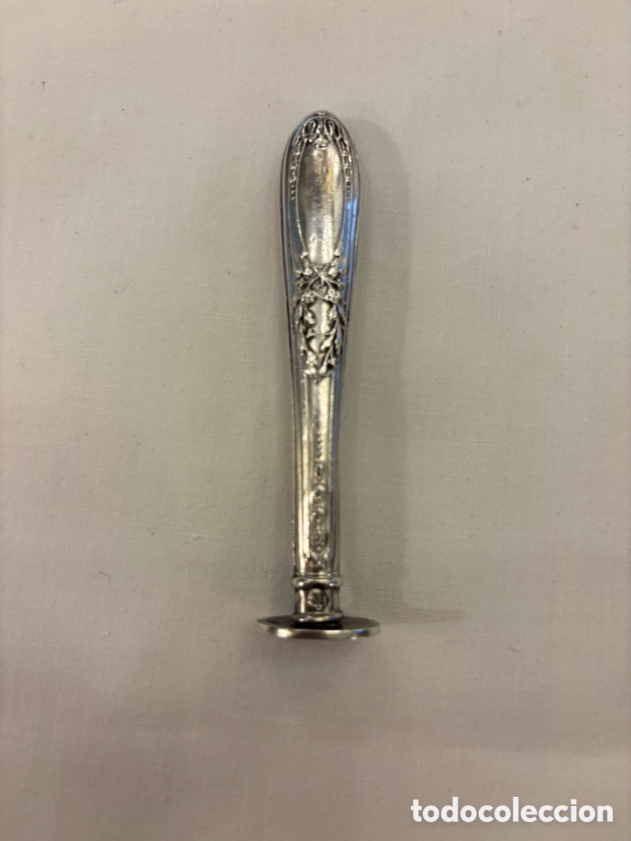 Antig&uuml;edades: Sello de plata del siglo XIX. - Foto 2