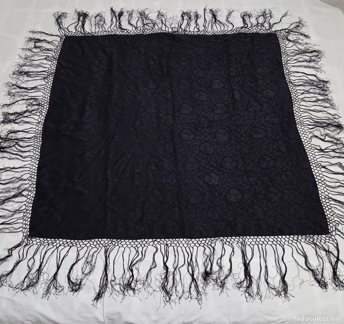 Antig&uuml;edades: Mantilla negra cuadrada - Foto 7