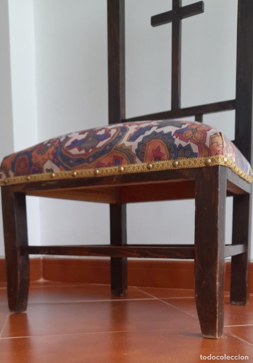 Antig&uuml;edades: RECLINATORIO ANTIGUO CONVENTUAL DE MADERA - Foto 5
