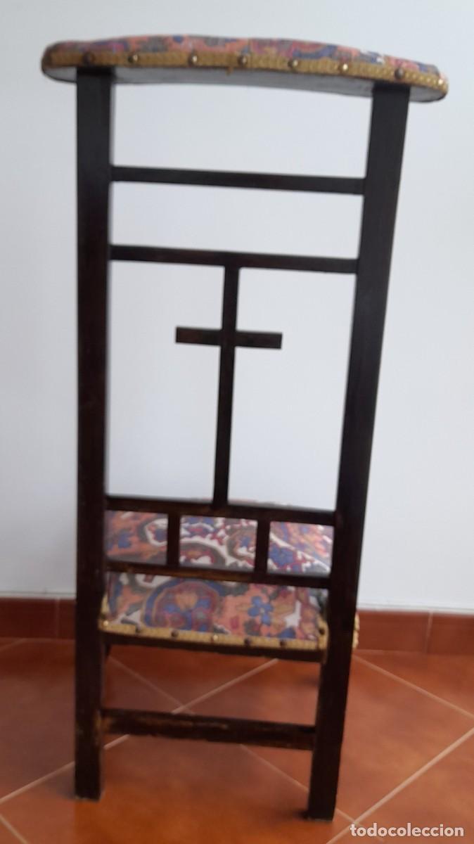 Antig&uuml;edades: RECLINATORIO ANTIGUO CONVENTUAL DE MADERA - Foto 8