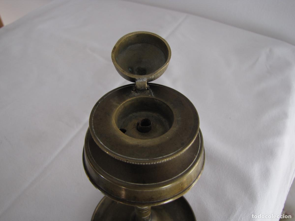 Antig&uuml;edades: 84.- Capuchina de bronce. Aceite. S XIX - Foto 5
