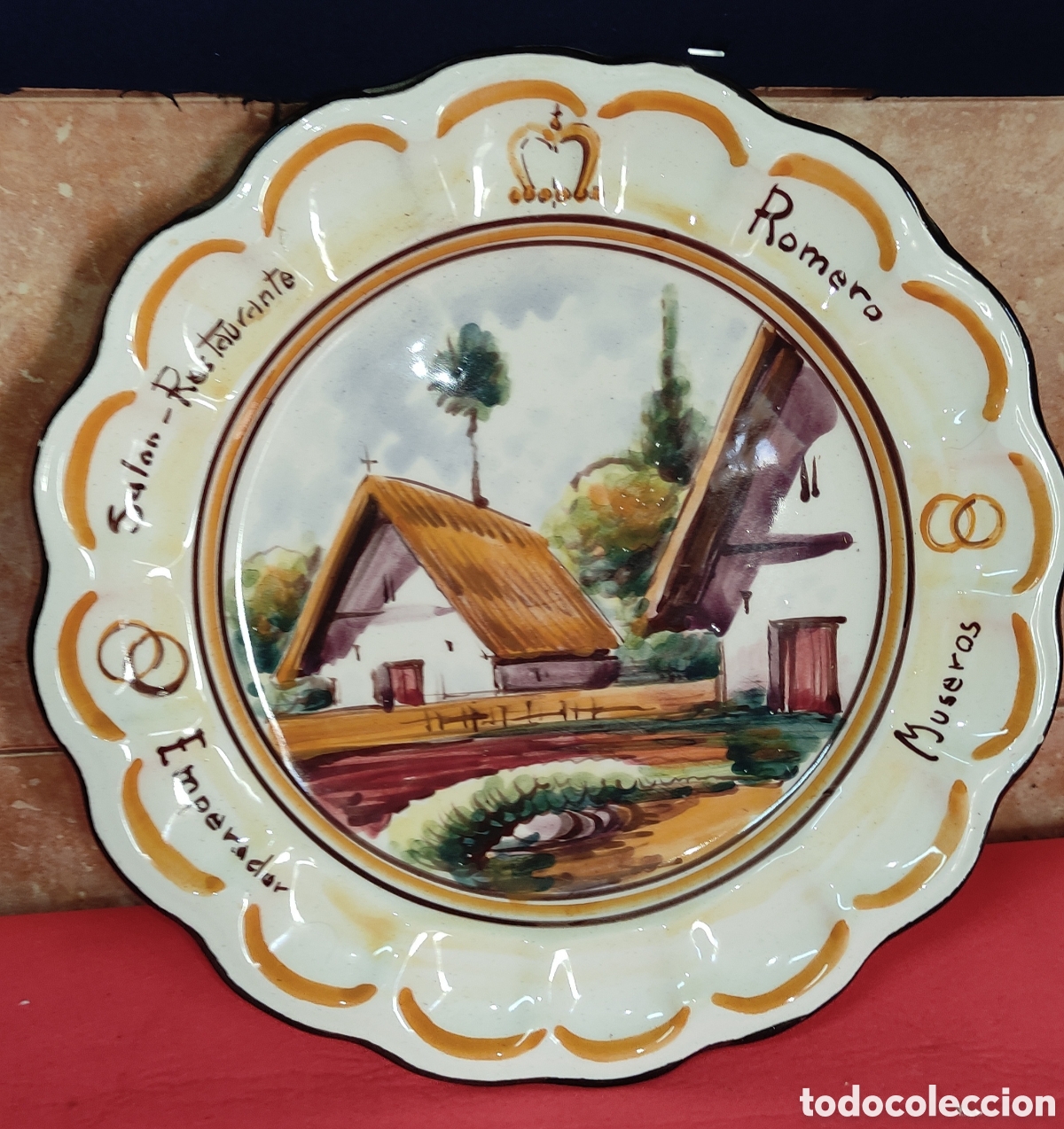 Antig&uuml;edades: Antiguo plato Museros - Emperador - Foto 1