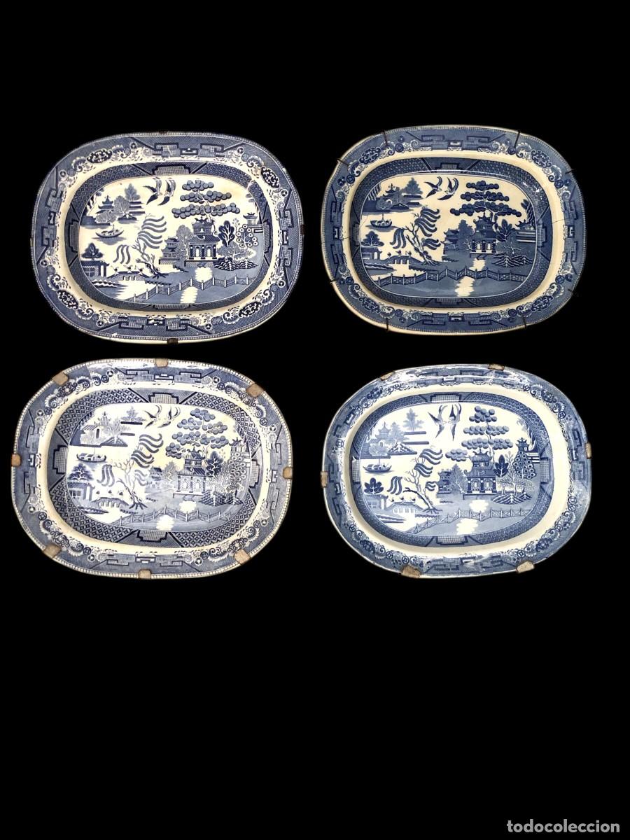Antig&uuml;edades: ESPECTACULAR 4 GRANDES FUENTES WILLOW - Foto 1