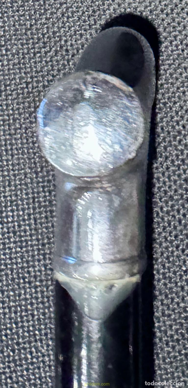 Antig&uuml;edades: BASTON EMPU&Ntilde;ADURA DE PLATA 81cm - Foto 4