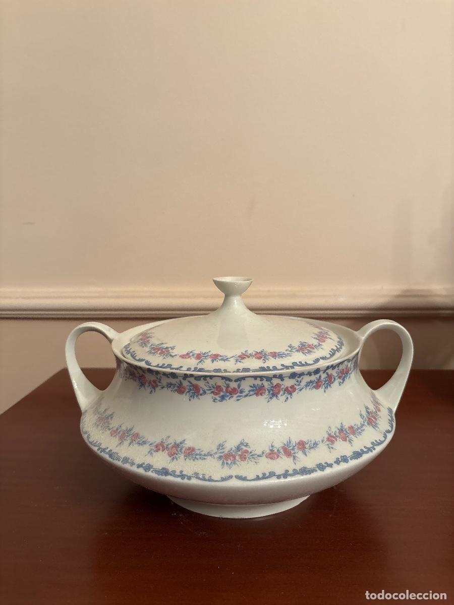 Antig&uuml;edades: Sopera porcelana Santa Clara - Foto 1