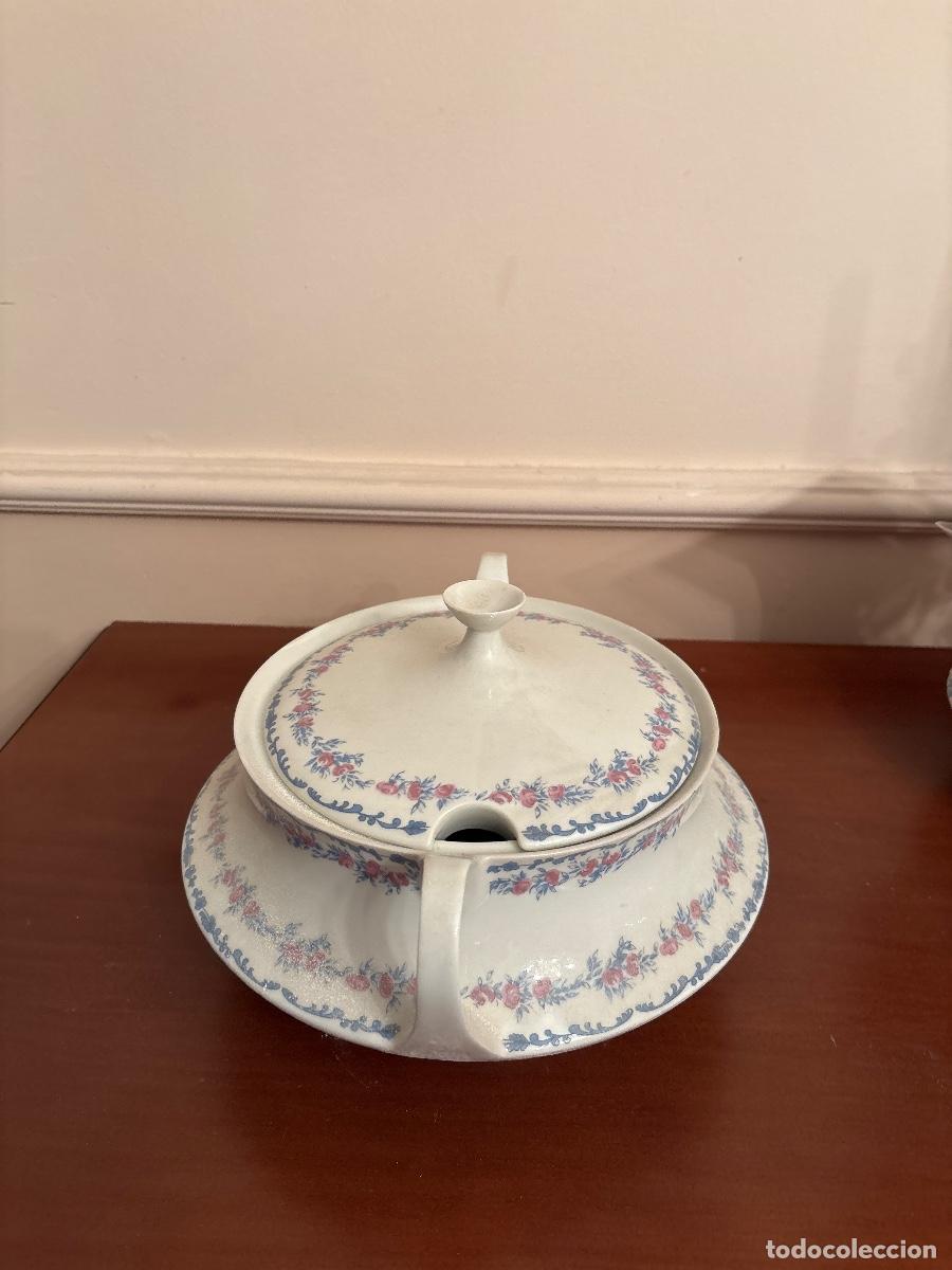 Antig&uuml;edades: Sopera porcelana Santa Clara - Foto 3