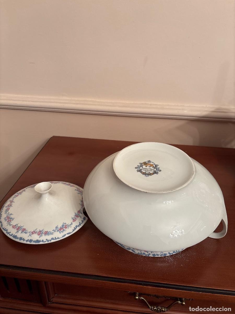 Antig&uuml;edades: Sopera porcelana Santa Clara - Foto 4
