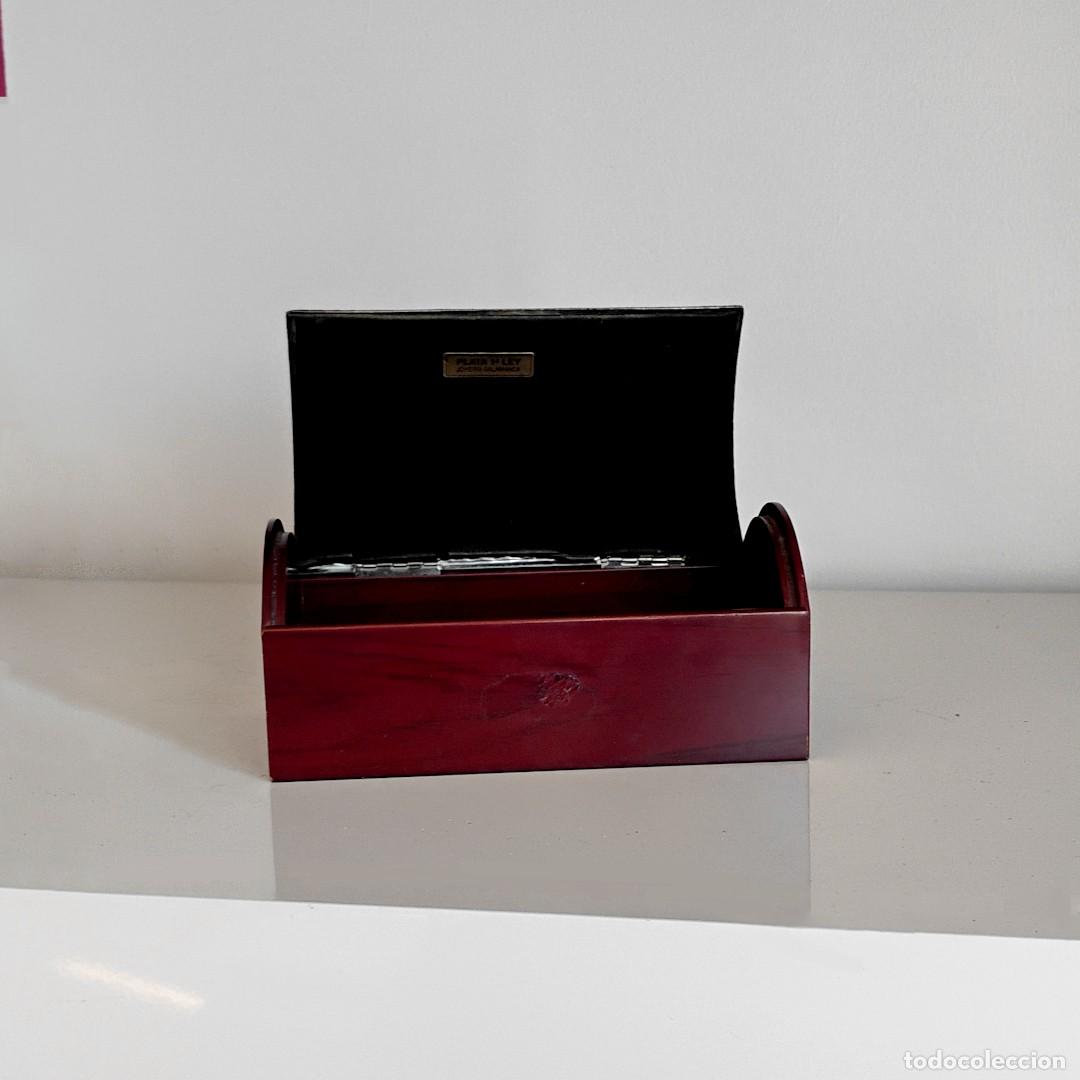 Antig&uuml;edades: CAJA DE MADERA CON TAPA DE PLATA DE LEY - Foto 7